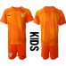 Kroatien Målvakt Replika Babykläder Borta matchkläder barn VM 2022 Korta ärmar (+ Korta byxor)